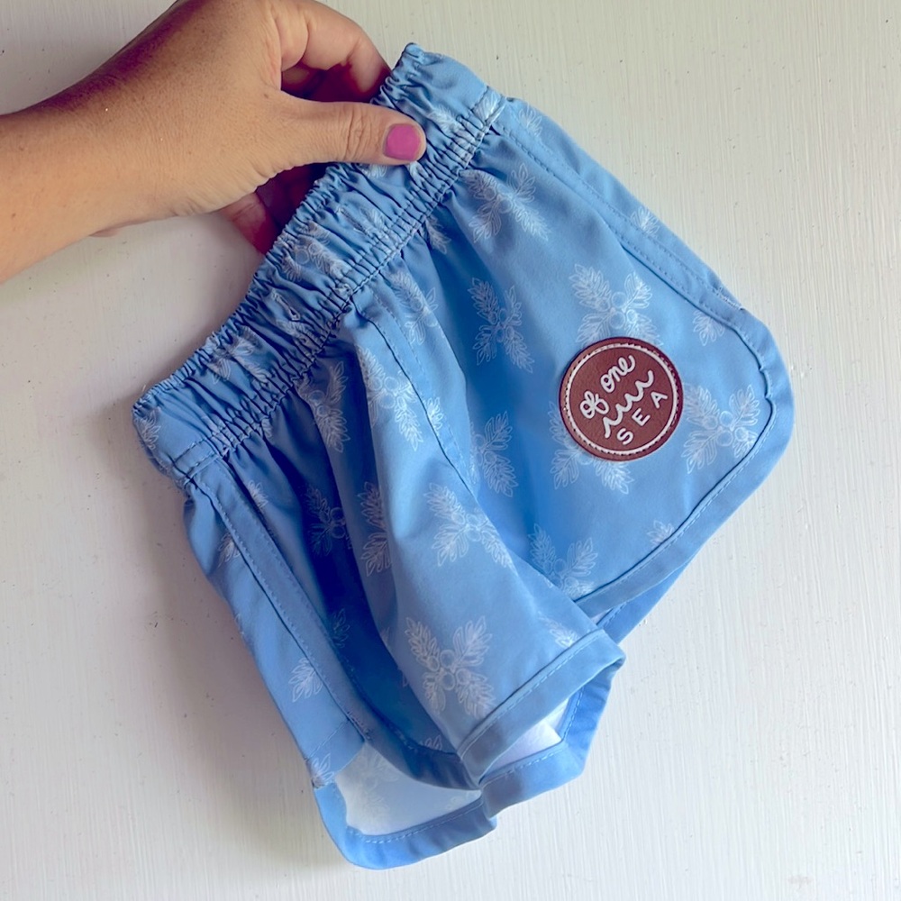 Of One Sea Baby Boardshorts - Ulu Pattern